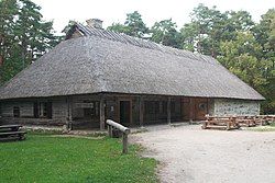 The Kolu Inn in its new location at the Estonian Open Air Museum, Tallinn