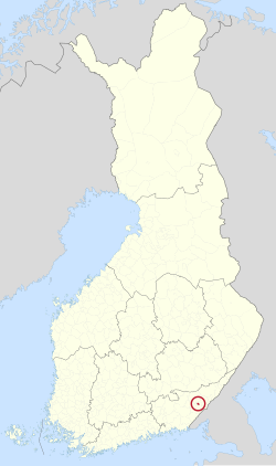 Location of Lauritsala in Finland