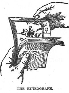 1886 illustration of the kineograph