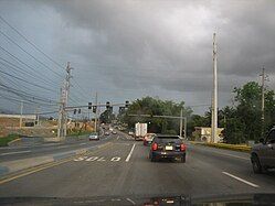 PR-1 heading south from San Juan to Caguas, near La Muda