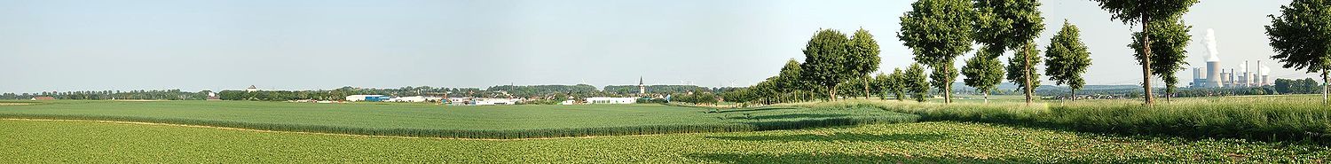 Panoramic view of Rommerskirchen