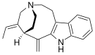 Chemical structure of Pericine.