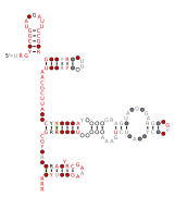 RAGATH-36 Secondary structure taken from the Rfam database. Family RF03104