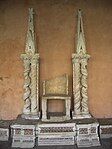 Papal throne from the cloister of St. John Lateran