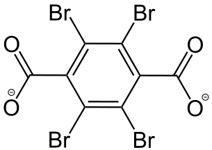 File:2,3,5,6-Tetrabromobenzene-1,4-dicarboxylate.svg