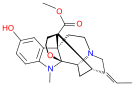 Chemical structure of Akuammine.