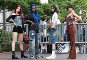 Blackswan in 2024 From left to right: Gabi, Fatou, Sriya and NVee