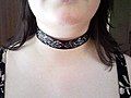 Image 56Chokers, popular in the mid- and late-1990s. (from 1990s in fashion)