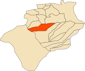 Location of Igli commune within Béchar Province