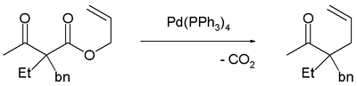 Decarboxylative allylation mechanistic