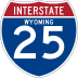 Interstate 25 marker