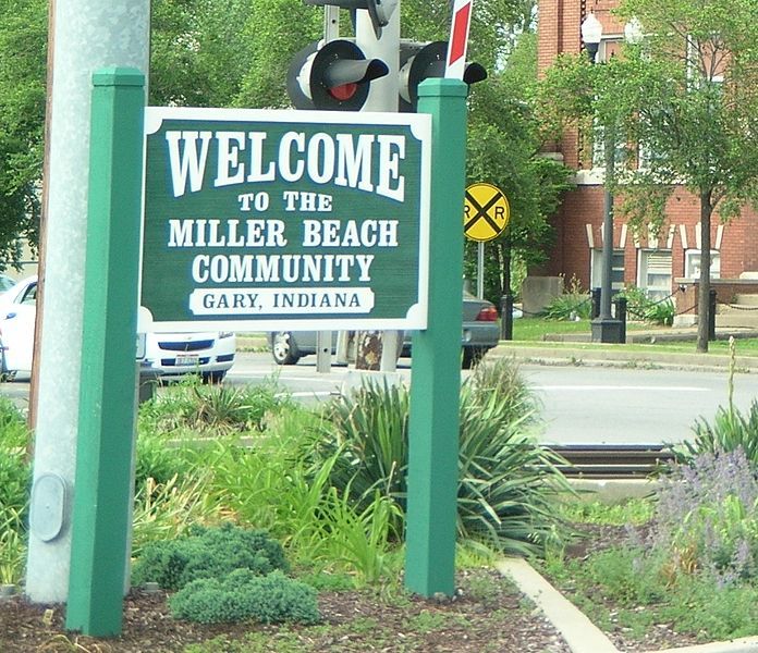 File:Miller Beach Sign.jpg