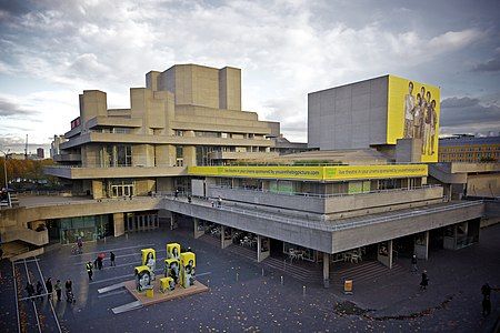 Royal National Theatre, London, by Denys Lasdun (1967–1976)