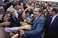 Richard Nixon campaigning in 1972