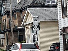 PA 601 Truck following PA 281 in Somerset.