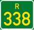 Regional route R338 shield