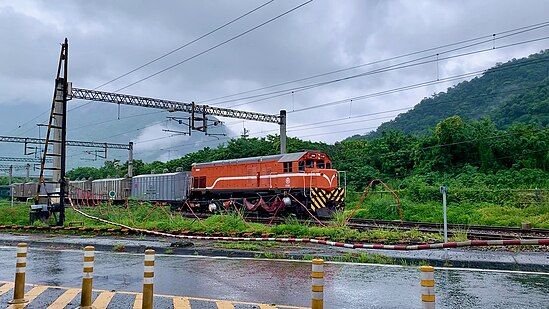 Freight train on North-Link Line