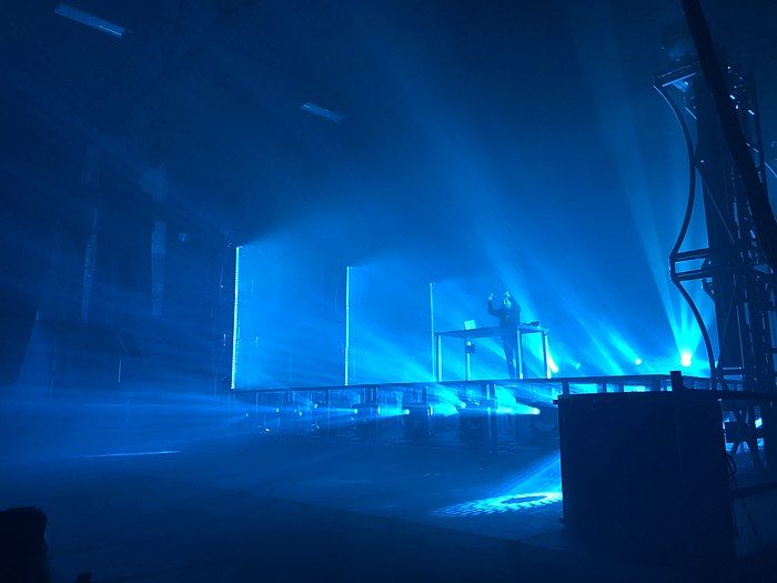 Robinson performing as Virtual Self in Brooklyn, New York, on December 8, 2017