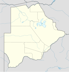 Tshokatshaa is located in Botswana