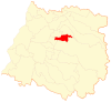 Location of the Pelarco commune in the Maule Region