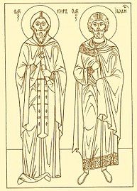 Holy Wonderworkers and Unmercenaries Cyrus and John.