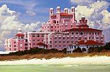 Artistic rendering of the hotel and beach.