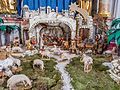 Christmas crib parish Church St. James in Ebing, Germany