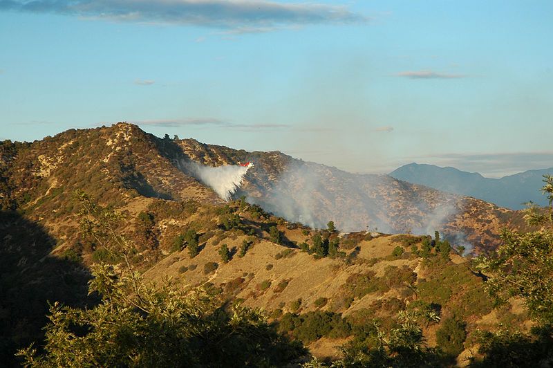 File:Fire-fighting, Griffith Park.jpg