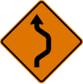 CW24-1R Double reverse curve (right) (1 lane)