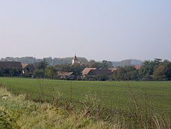 View towards the Church of Saint Wenceslaus