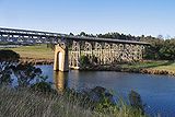 Trestle Bridge closeup at Nicholson