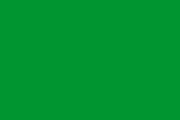 A plain green flag used by Peter Harris.[56]