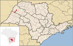 Location within the State of São Paulo