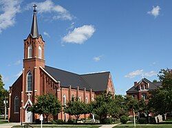 Current exterior of the church