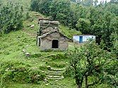 Buda Bharsaar, a temple dedicated to Ghandiyal devta