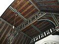 Cliffe Castle Museum, stairwell ceiling diagonal.