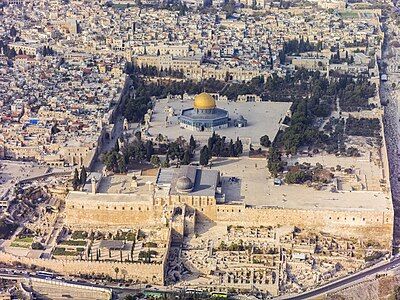 Temple Mount (aerial view), Jerusalem