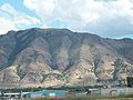 Some mountains in Logan, Utah.