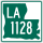 Louisiana Highway 1128 marker