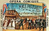 1878 poster for "H.M.S. Pinafore"