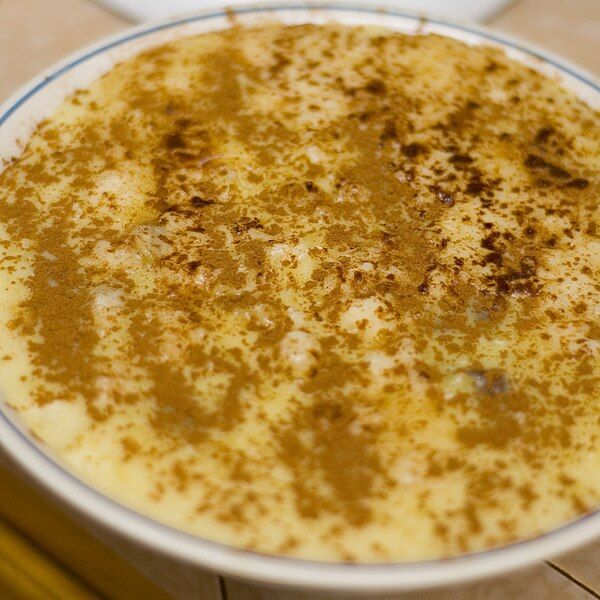 File:Rice pudding cinnamon.jpg