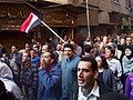 Protesters during 2011 Arab Spring