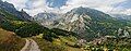 Image 10 Picos de Europa Photo: Mick Stephenson The peaks of the Central Massif overlook the village of Sotres in Cabrales, located in the Picos de Europa, a mountain range in northern Spain forming part of the Cantabrian Mountains. The name (literally: "Peaks of Europe") is believed to derive from being the first European landforms visible to mariners arriving from the Americas. More selected pictures