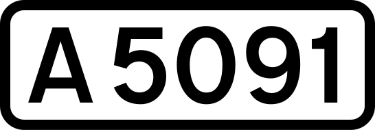 File:UK road A5091.svg