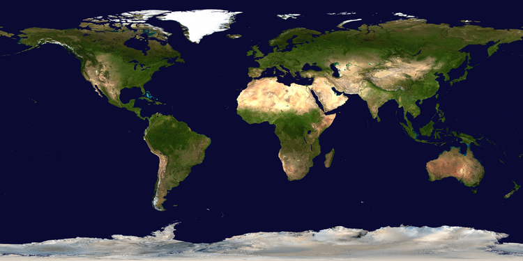 Plate carrée projection