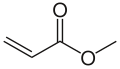 Methyl acrylate, an α,β-unsaturated ester