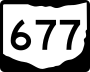 State Route 677 marker