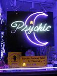 Storefront psychic fortuneteller in Downtown Crossing