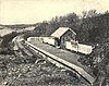 The former Recess Hotel Platform on the Galway to Clifden railway in 1906