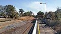 Southbound view on the platform